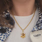 Bee and Honeycomb Necklace