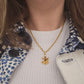 Bee and Honeycomb Necklace