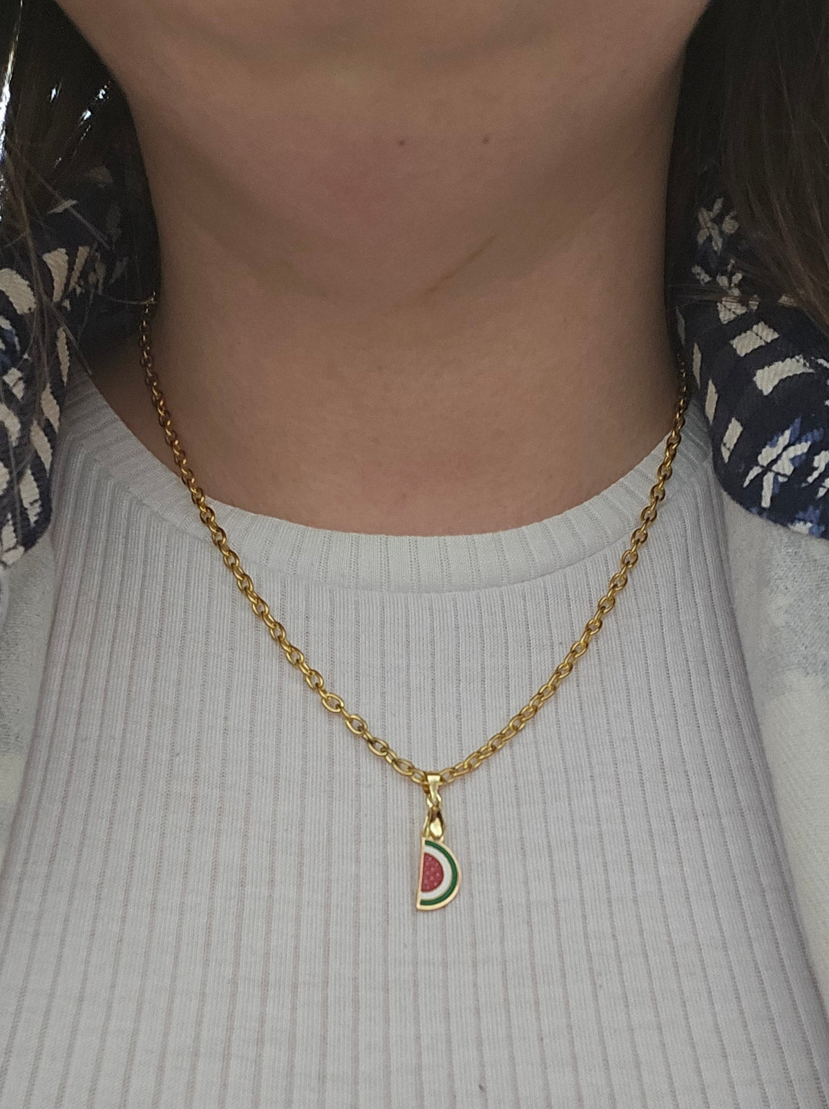 Watermelon Fruit Necklace