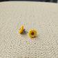 Mini Sunflower Stud Earrings
