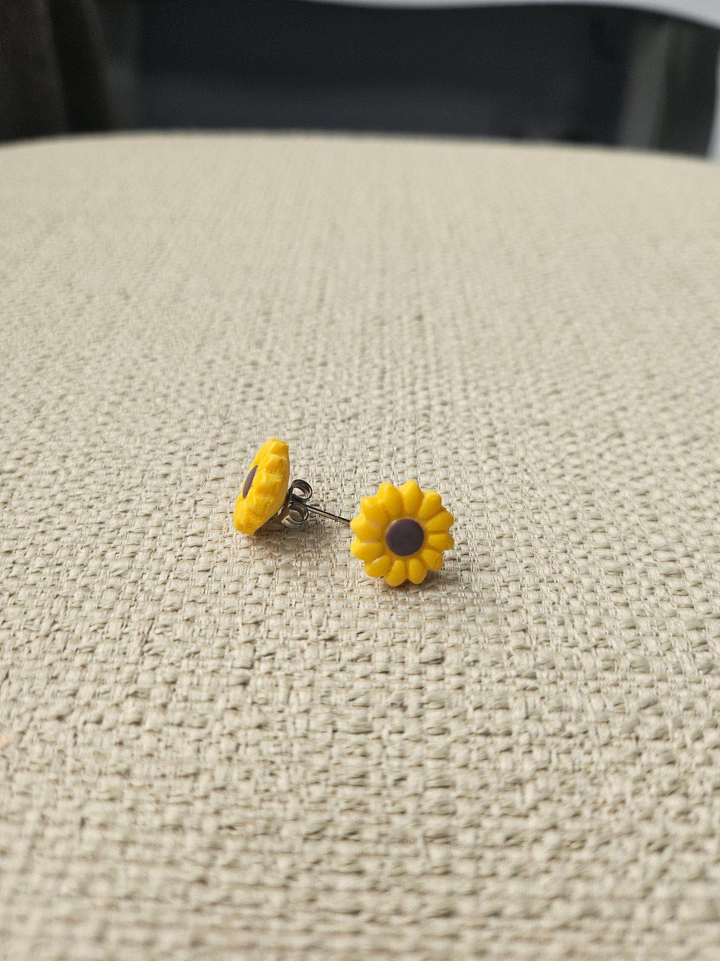 Mini Sunflower Stud Earrings