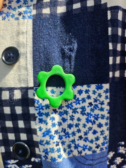 Glasses Holder Brooch Pin Badge