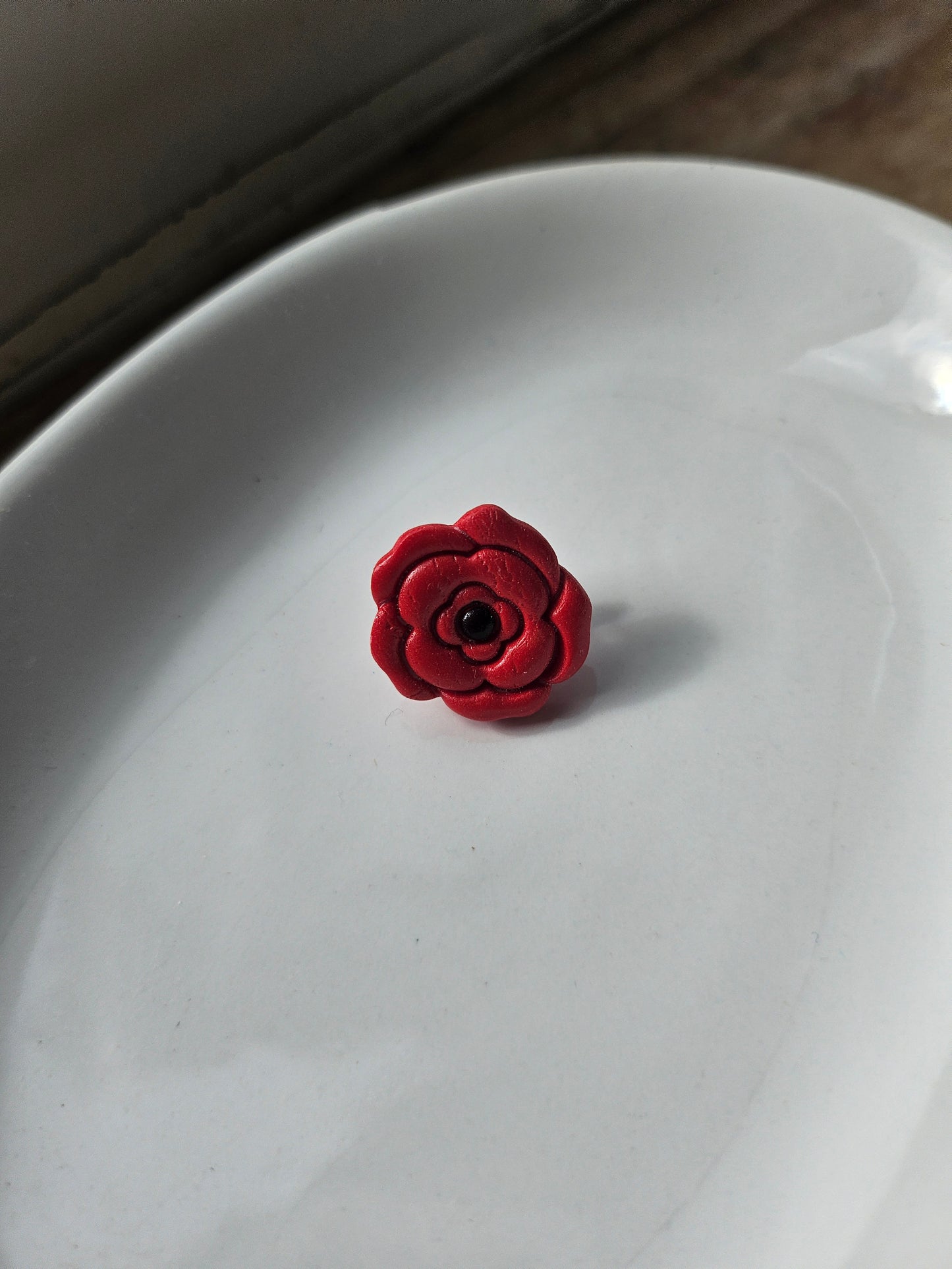 Red Poppy Pin Badge