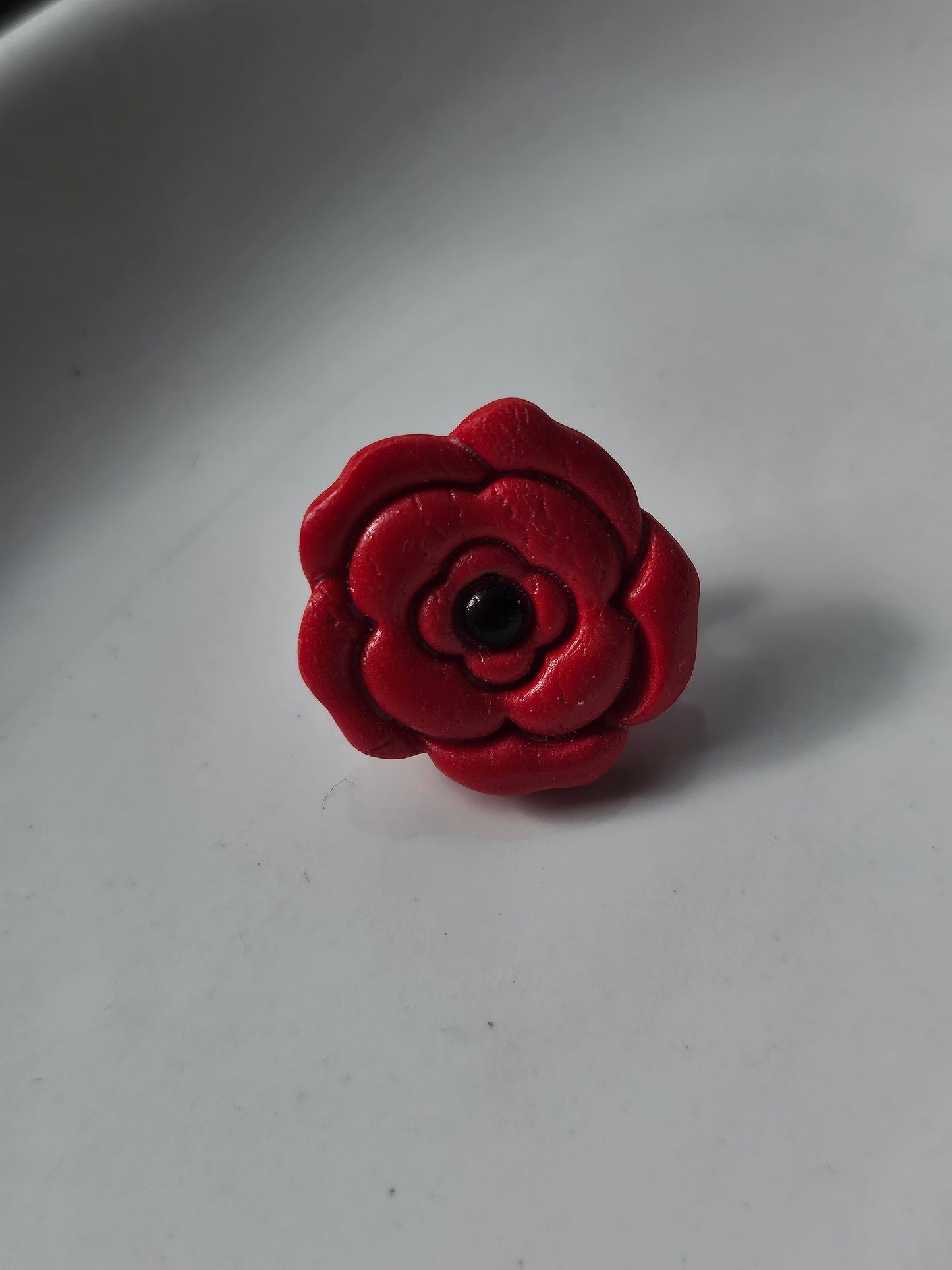 Red Poppy Pin Badge