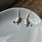 Silver Robin Earrings