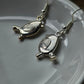 Silver Robin Earrings