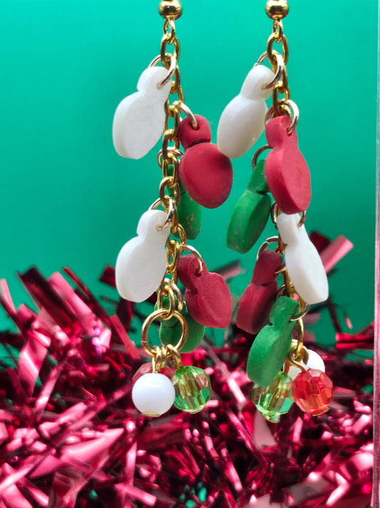 Christmas Light Dangle Earrings