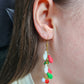Christmas Light Dangle Earrings