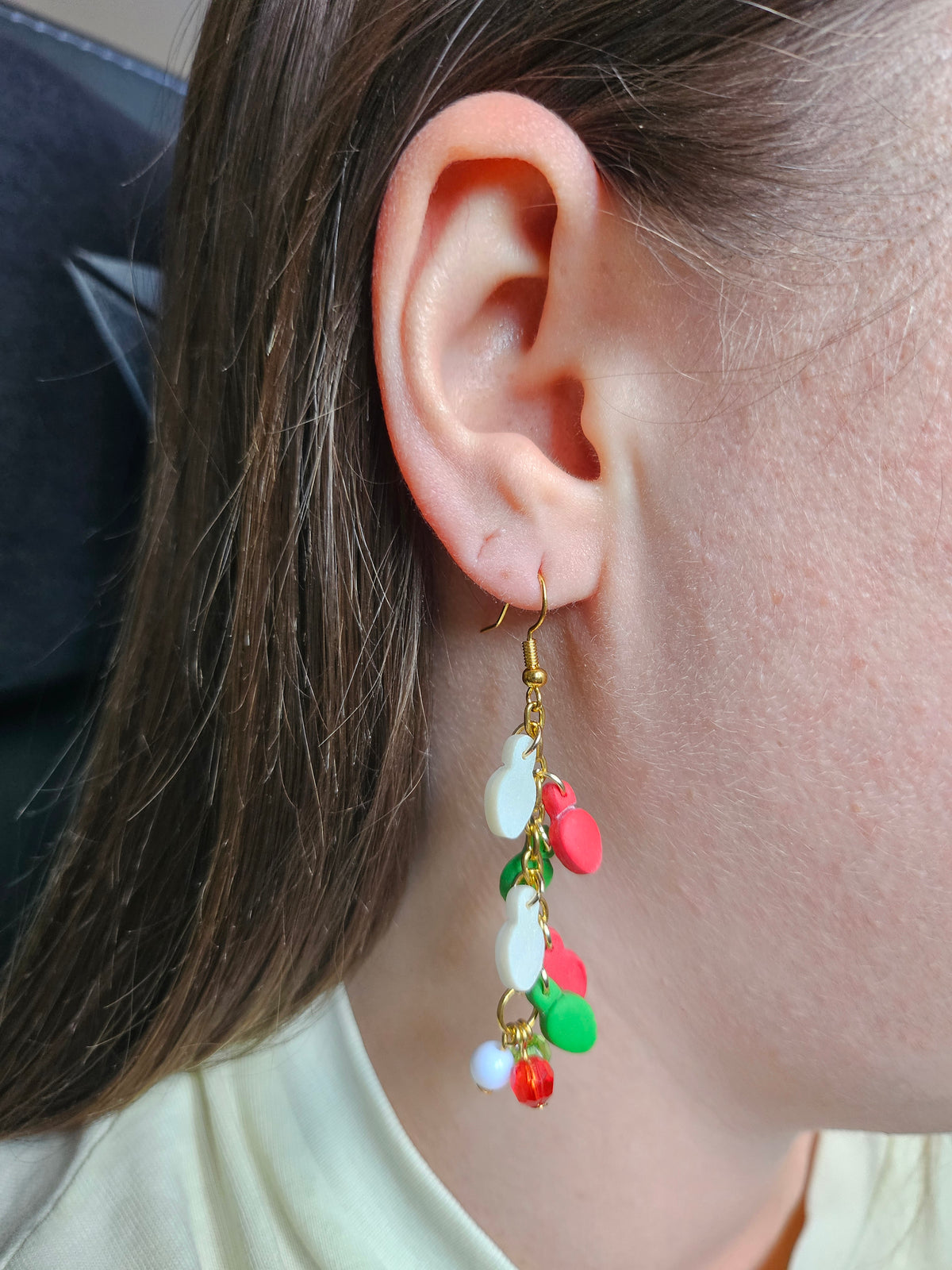 Christmas Light Dangle Earrings