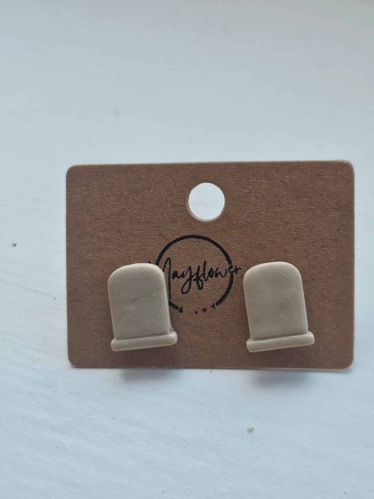 Mini Tombstone Stud Earrings