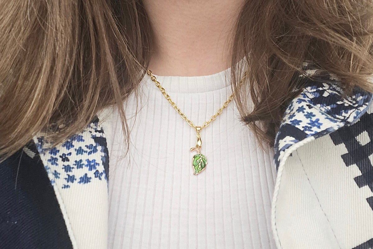 Green Leaf Necklace