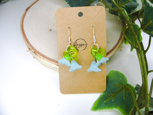 Bluebell Flower Bead Earrings