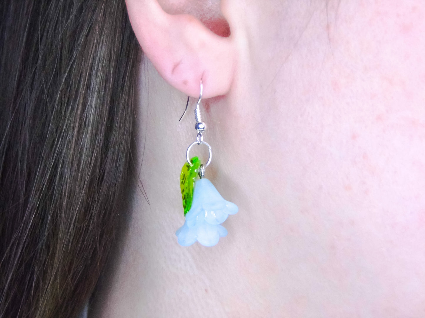 Bluebell Flower Bead Earrings