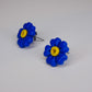 Blue Primrose Stud Earrings