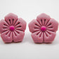 Pink Cherry Blossom Stud Earrings
