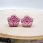 Pink Cherry Blossom Stud Earrings