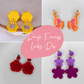 2 pairs dangle earrings lucky dip