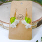 Snowdrop Flower Bead Earrings