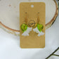 Snowdrop Flower Bead Earrings