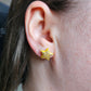 Gold Yellow Star Studs