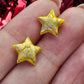 Gold Yellow Star Studs