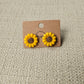 Swirly Sunflower Studs