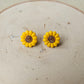 Swirly Sunflower Studs