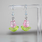 Crystal Tulip Bead Earrings