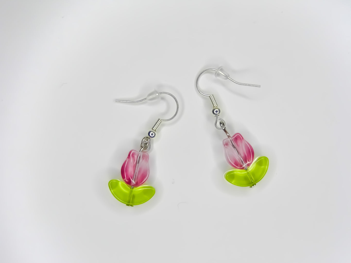 Crystal Tulip Bead Earrings