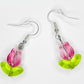 Crystal Tulip Bead Earrings