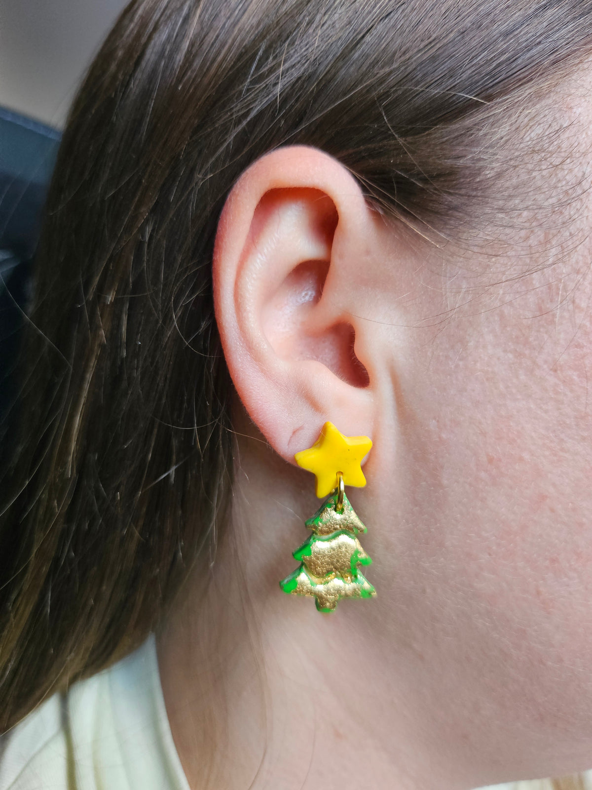 Christmas Tree Star Dangles